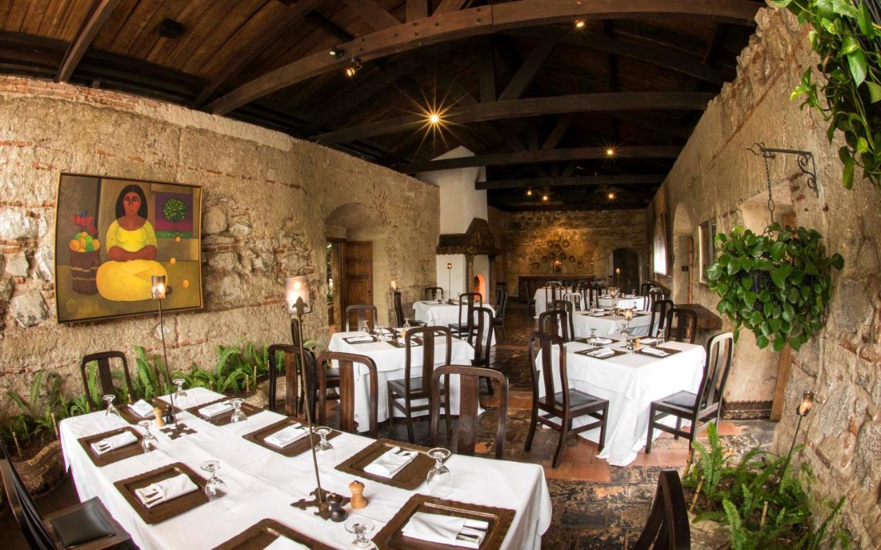 Hotel Museo Spa Casa Santo Domingo Antigua Eksteriør bilde Interior of the restaurant